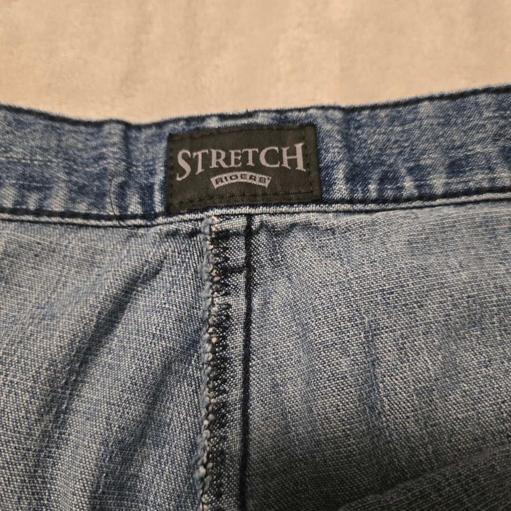 Riders by Lee Womens Stretch Wide Leg Crop Jeans Size 18M W38267E Medium Wash - Picture 4 of 7